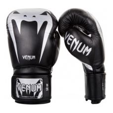 Боксерские перчатки  VENUM GIANT 3.0 BOXING GLOVES - NAPPA LEATHER - BLACK/SILVER Боксерские перчатки  VENUM GIANT 3.0 BOXING GLOVES - NAPPA LEATHER - BLACK/SILVER